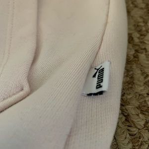 Puma light pink extra small hoodie